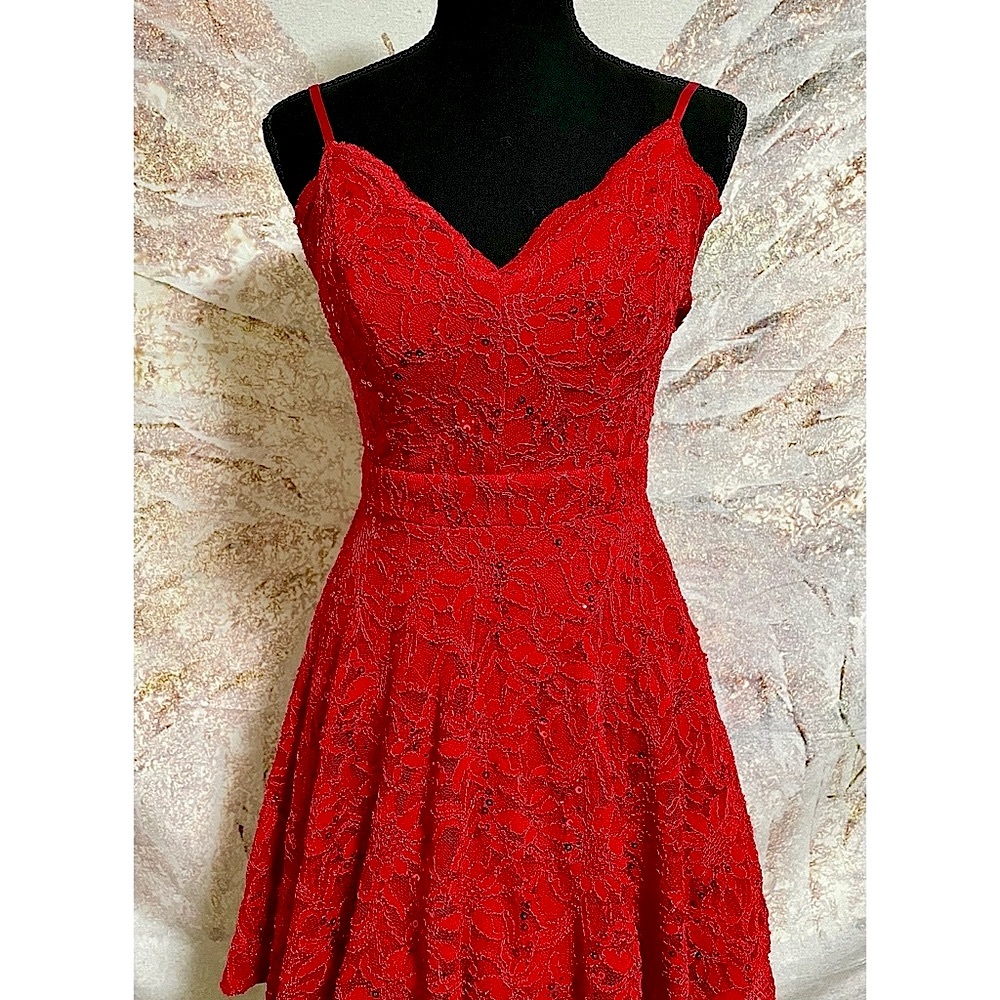 Beautiful Red Sequin Dress